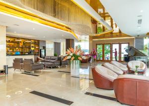 Posezení v ubytování Grand Gold Beach Hotel & Spa