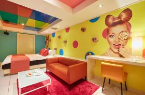 HOTEL LOVE的休息区