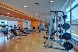 Fitness centrum a/nebo fitness zařízení v ubytování Al Khoory Executive Hotel, Al Wasl