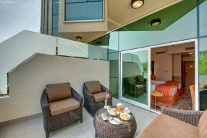 Posezení v ubytování Al Khoory Executive Hotel, Al Wasl