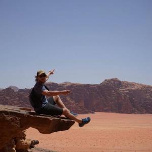 Hosté ubytování Wadi Rum Quiet Village Camp
