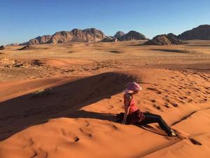 Hosté ubytování Wadi Rum Quiet Village Camp