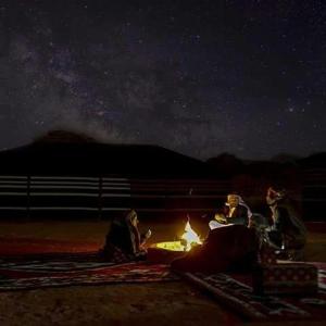 Hosté ubytování Wadi Rum Quiet Village Camp