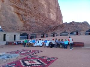 Hosté ubytování Wadi Rum Quiet Village Camp