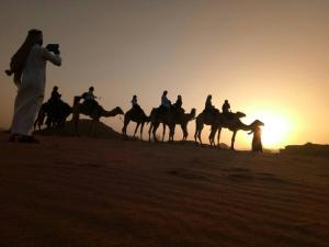 Hosté ubytování Wadi Rum Quiet Village Camp