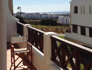 A balcony or terrace at LILACS GARDEN - Cabo Negro - Connexion TRES HAUT DEBIT