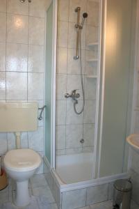 Koupelna v ubytování Apartmani Halilovic