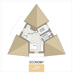 Půdorys ubytování Vila Anna Wellness