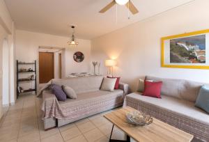 Χώρος καθιστικού στο City apartment with private parking