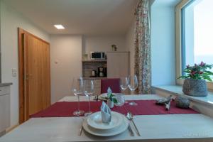 Kuchyňa alebo kuchynka v ubytovaní Apartment Gehrenspitze