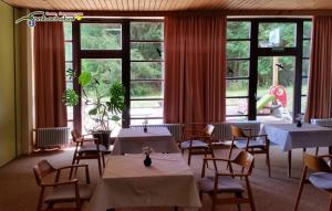 Posezení v ubytování Pension Freizeitzentrum Sambachshof