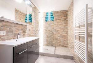 Koupelna v ubytování Ferienwohnung Hilber + 24 fotografií