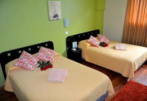 Letto o letti in una camera di Hostal Terra 1 - ANDALUCÍA