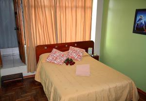 Voodi või voodid majutusasutuse Hostal Terra 2 - EL CONDADO toas