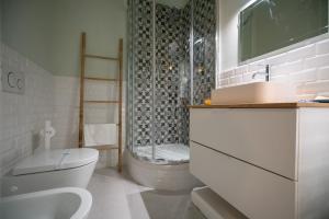 A bathroom at Sea Station