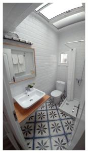 Koupelna v ubytování Casa Lagunera + 7 fotografií