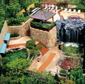 Letecký snímek ubytování Seorak Pine Resort