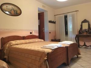 Postel nebo postele na pokoji v ubytování Carretiello