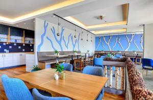 Posezení v ubytování BE BIO Hotel be natural - direkt am Wasser