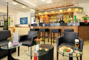 Lounge nebo bar v ubytování Ametyst Hotel Praha