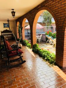 Patio nebo venkovní prostory v ubytování Cieneguilla MolinoVerde