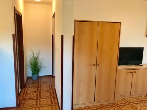 TV a/nebo společenská místnost v ubytování Apartmani Lisac