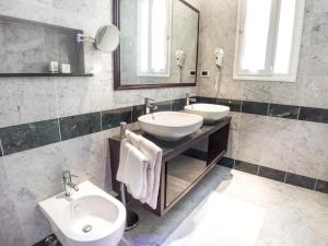 Koupelna v ubytování Hotel Aurora Terme