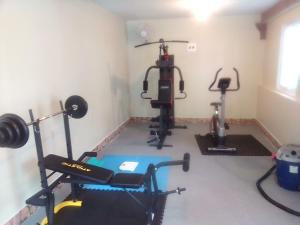 Gimnasio o equipo deportivo en La Delphina Bed and Breakfast Bar and Grill