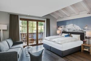Katil atau katil-katil dalam bilik di Hotel Mischun
