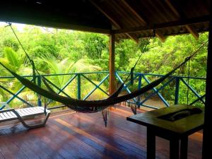 Balkón nebo terasa v ubytování Isla Grande Eco-Hostal