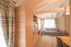 Kuchyň nebo kuchyňský kout v ubytování Hotel La Romantica