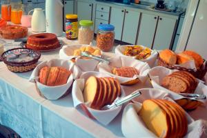 Svečiams siūlomi pusryčių variantai apgyvendinimo įstaigoje Pousada Capim Melado