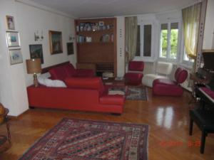 Posezení v ubytování B&B Ff