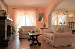 Posezení v ubytování Villa Gramati