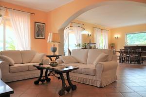 Posezení v ubytování Villa Gramati
