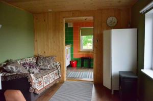 Posezení v ubytování Tiny house Ružēni