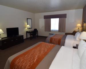 Postel nebo postele na pokoji v ubytování Comfort Inn I-20 Midland Stanton