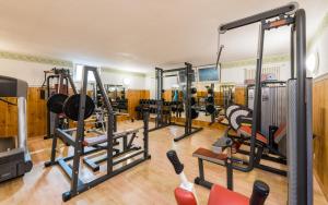 Posilňovňa alebo fitness centrum v ubytovaní Sporthotel Exclusive
