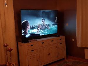 TV a/nebo společenská místnost v ubytování Whirlpool Suite Venezia