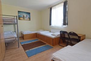 Postel nebo postele na pokoji v ubytování Justhostel