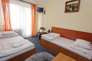 Postel nebo postele na pokoji v ubytování Justhostel