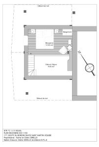 Gîte C 1.2.3 Soleil平面图