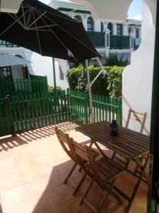 Balkón alebo terasa v ubytovaní Bungalow Dunas&Sea Maspalomas