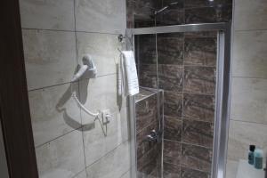 Koupelna v ubytování HOTEL MİKLAGORD