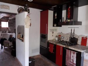 Kuchyň nebo kuchyňský kout v ubytování B&b ldl Amatrice