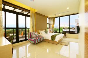 Katil atau katil-katil dalam bilik di Sakura Love River Bed and Breakfast