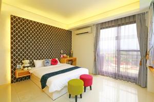 Katil atau katil-katil dalam bilik di Sakura Love River Bed and Breakfast