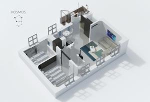 plan piętra domu w obiekcie Kosmos 9 - Apartament Orbita w Toruniu