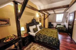 Voodi või voodid majutusasutuse Hotel Ebersbach toas