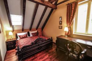 Voodi või voodid majutusasutuse Hotel Ebersbach toas
